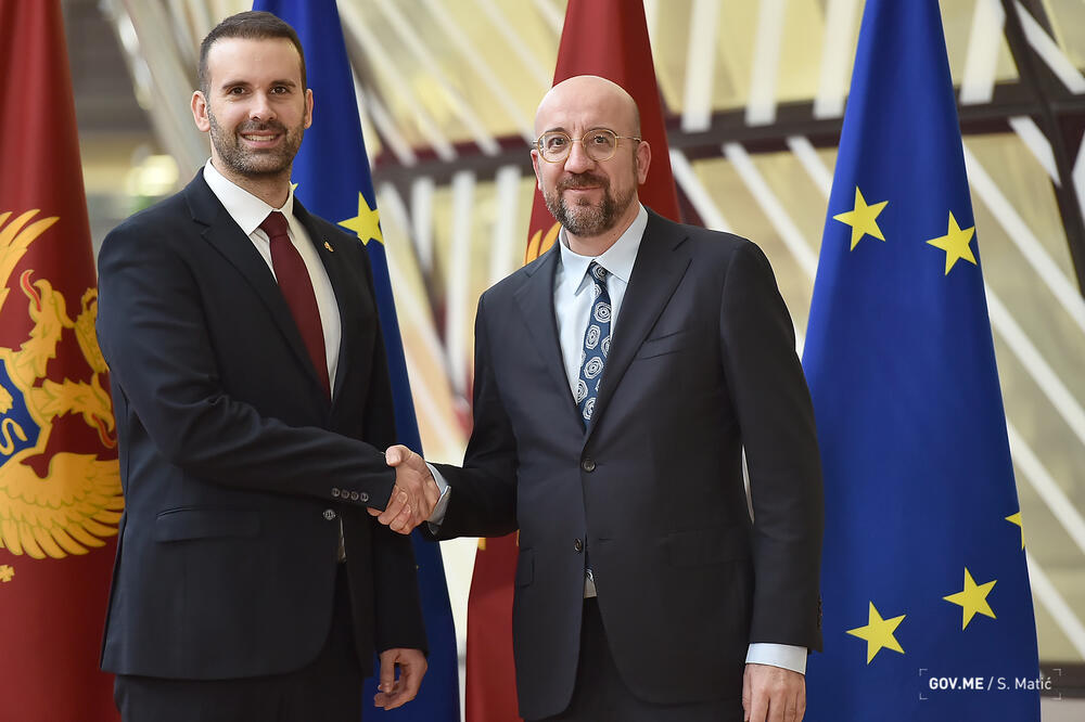 Spajić i Mišel, Foto: Saša Matić/Vlada Crne Gore