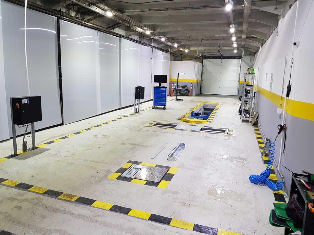 Jedna od stanica za tehnički pregled u Budvi