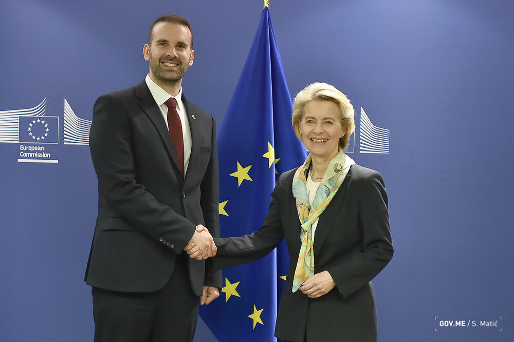 Spajić i Fon der Lajen, Foto: Saša Matić/Vlada Crne Gore