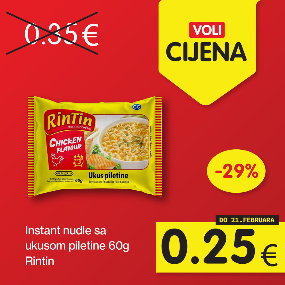 <p>Zanimljivi proizvodi uz najpovoljnije cijene na tržištu, u svim Voli i Naš diskont marketima.</p>