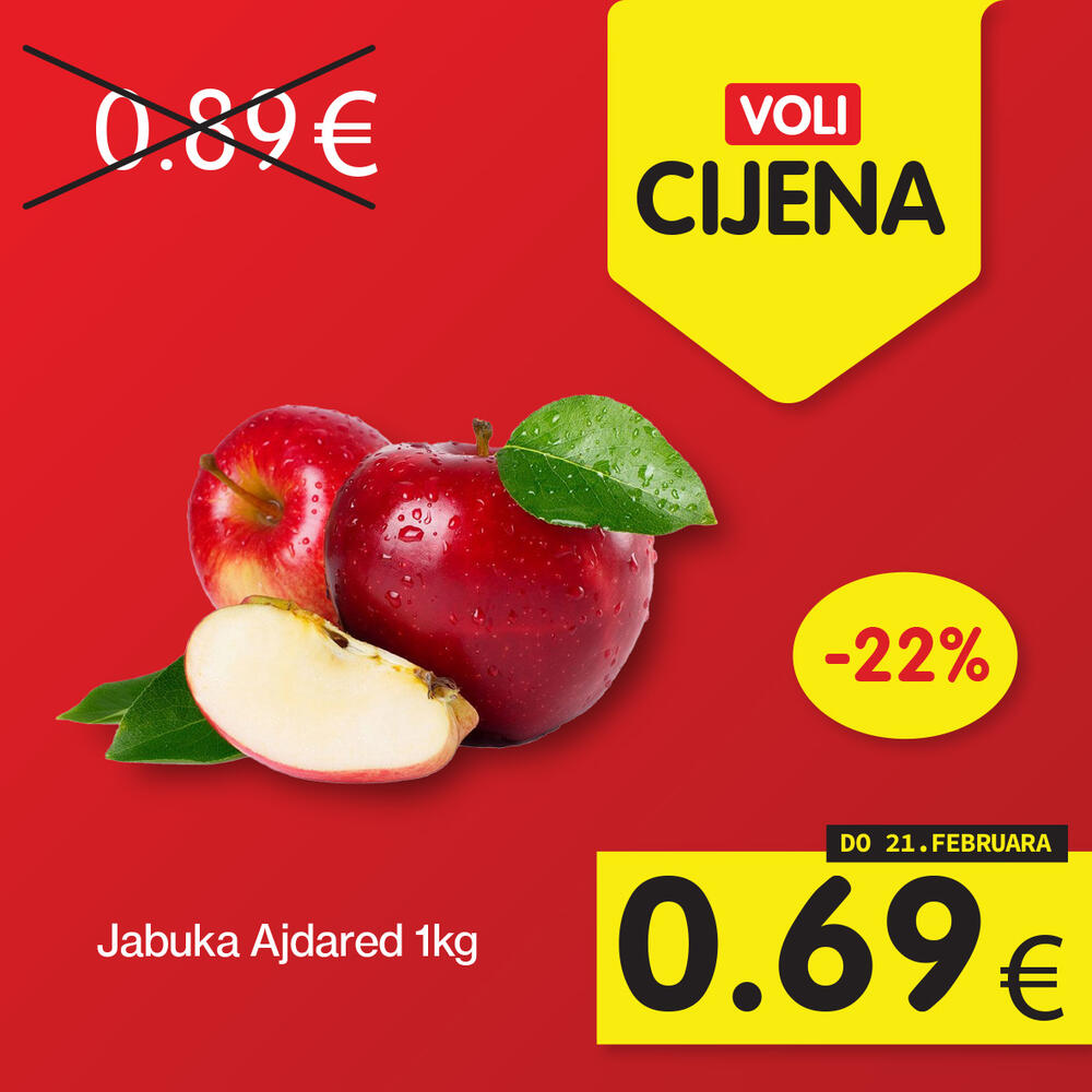 <p>Zanimljivi proizvodi uz najpovoljnije cijene na tržištu, u svim Voli i Naš diskont marketima.</p>