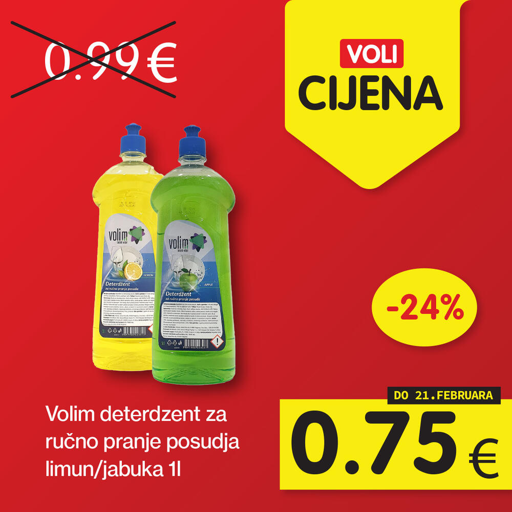 <p>Zanimljivi proizvodi uz najpovoljnije cijene na tržištu, u svim Voli i Naš diskont marketima.</p>
