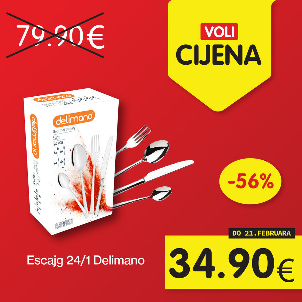 <p>Zanimljivi proizvodi uz najpovoljnije cijene na tržištu, u svim Voli i Naš diskont marketima.</p>