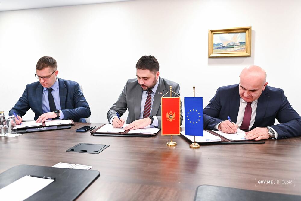 Boljević, Martinović i Joković, Foto: Bojana Ćupić/Vlada Crne Gore