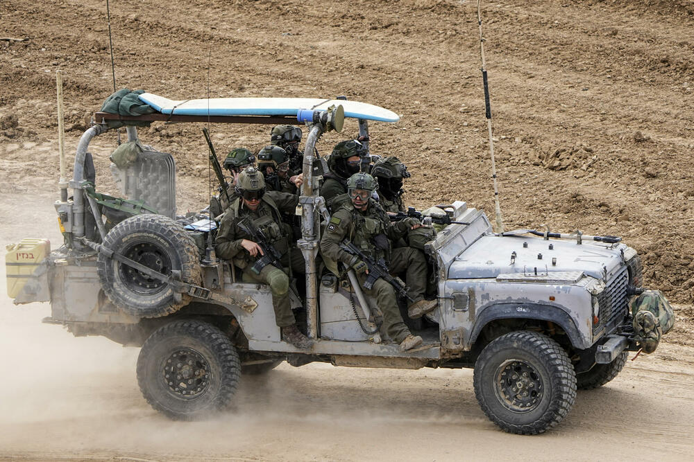 Izraelski vojnici na putu za Pojas Gaze