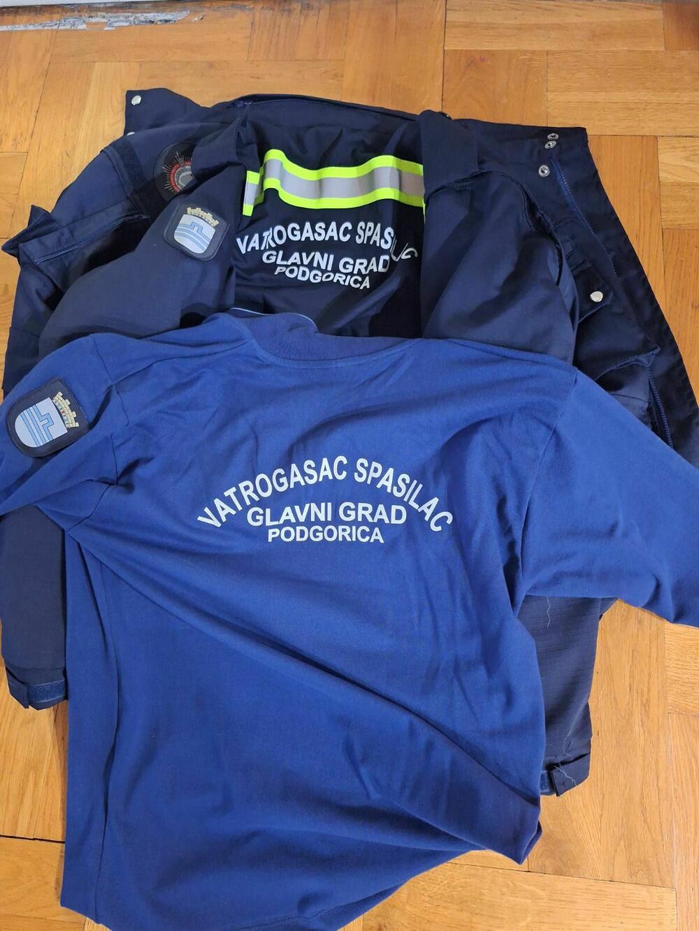Dio uniforme koja je dostavljena za potrebe Službe zaštite Glavnog grada
