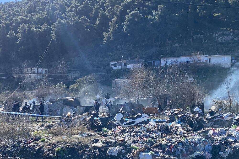 Sa mjesta nesreće u Baru, Foto: Marija Pešić