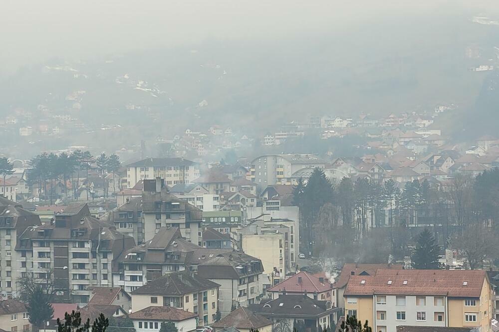 Zagađen vazduh u Bijelom Polju: Detalj iz prethodne godine, Foto: Jadrankla Ćetković