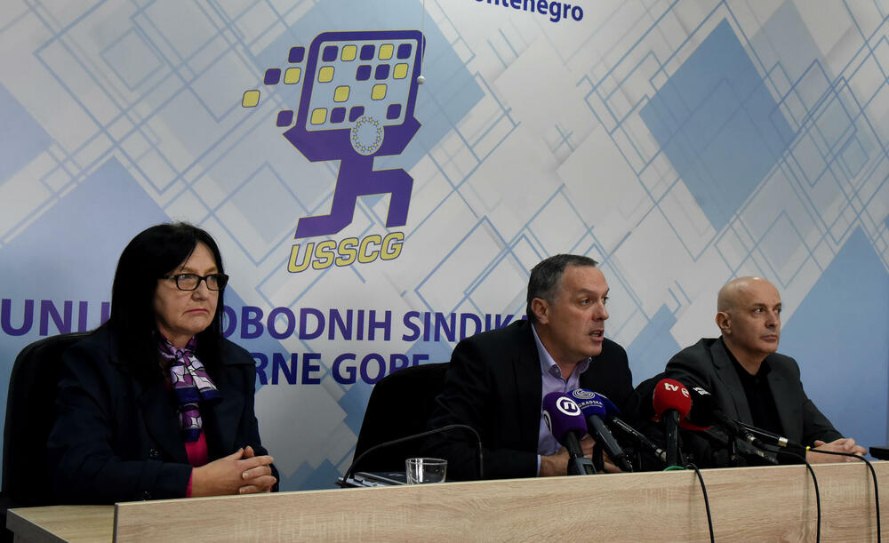 Radomir Božović, Štrajk, USSCG