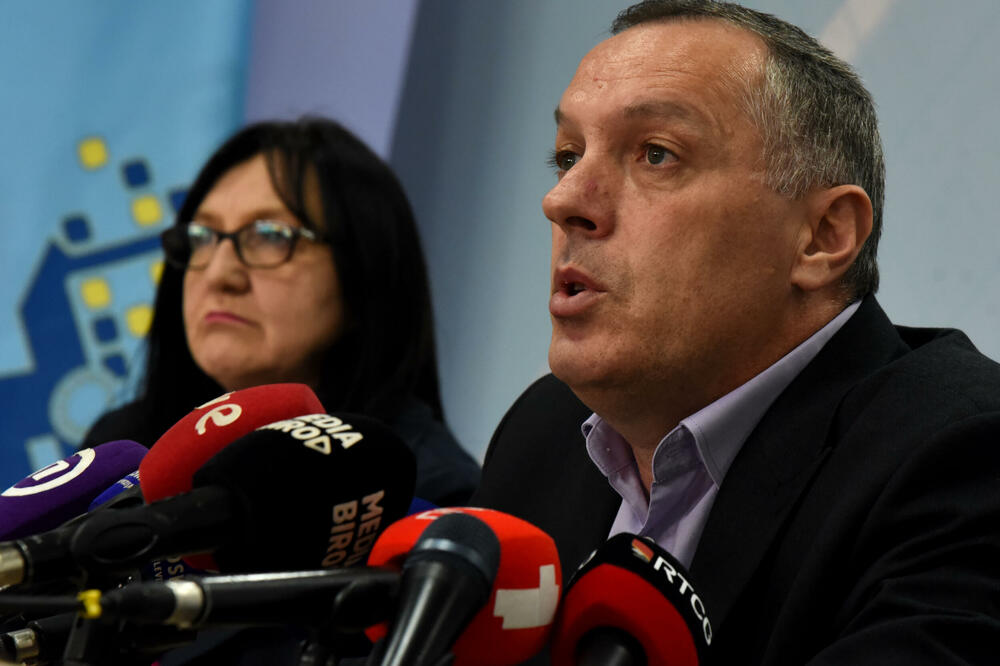 Božović na današnjoj konferenciji, Foto: Luka Zeković