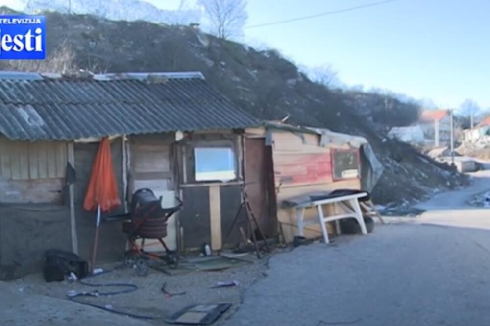 Detalj iz jednog romsokg naselja, Foto: Screenshot/TV Vijesti
