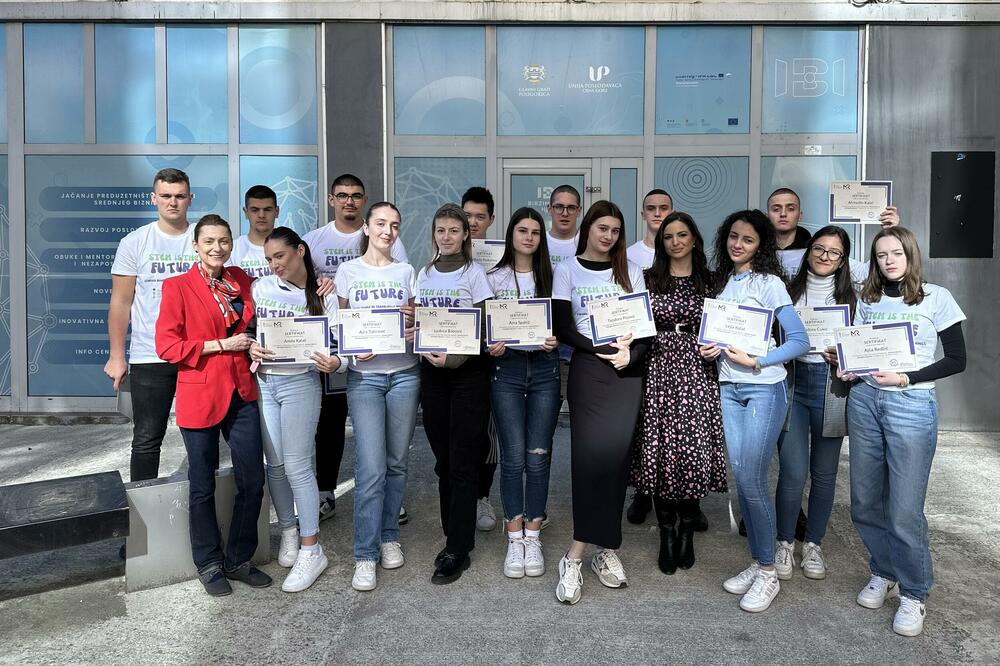 Učesnici Škole nauke, Foto: Montenegro Robotics