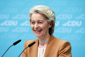 Von Der Leyen confirmed her candidacy for a second term at the head of...