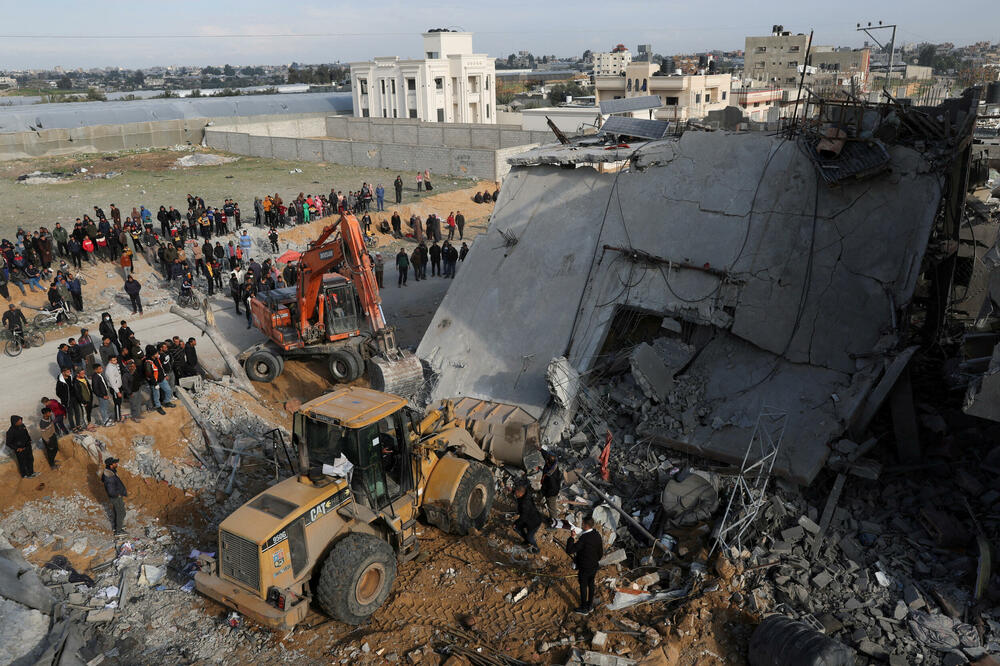 Kuća u Rafi pogođena u izraelskom napadu, Foto: Reuters