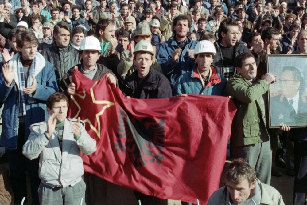 Protest kosovskih Albanaca, Foto: Getty Images
