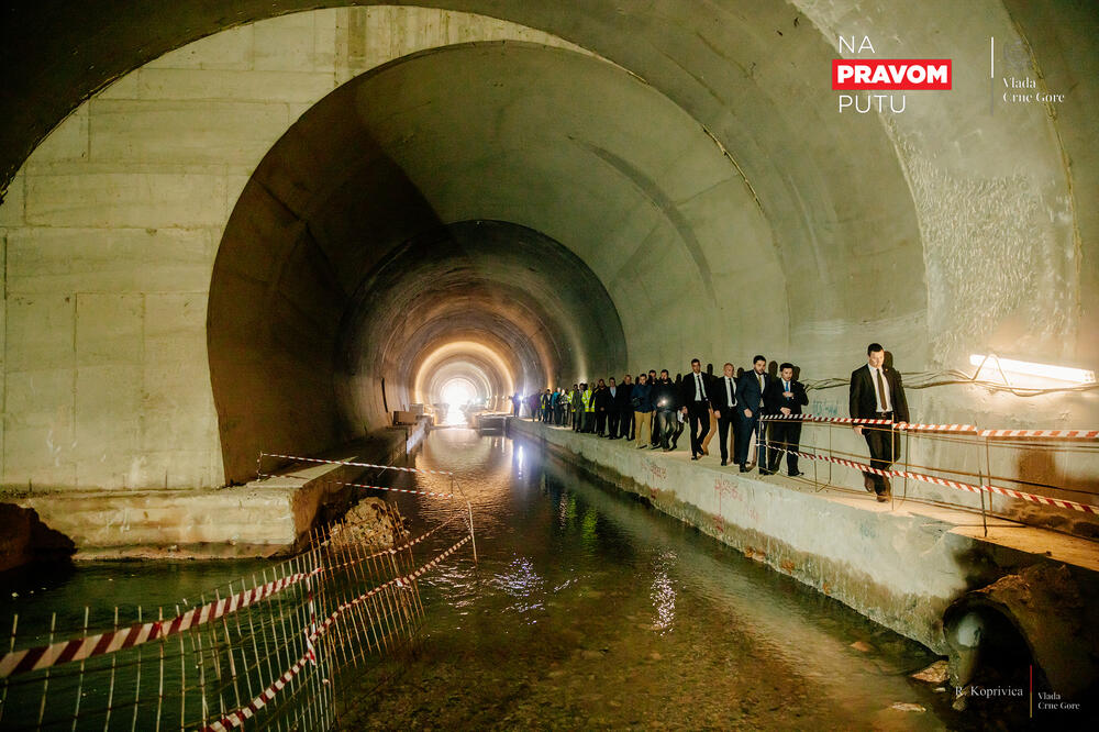 Rok za završetak radova 23. februar: Tunel Jezerine, Foto: gov.me
