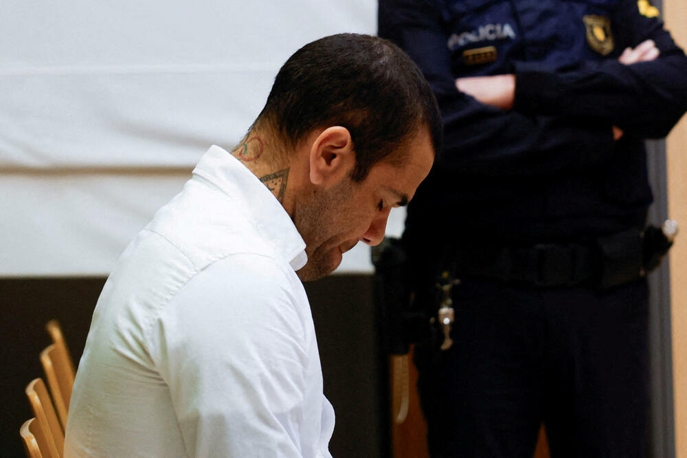 Alveš tokom suđenja u Barseloni, Foto: Reuters