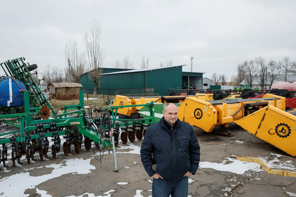 Oleksandr Vasilčenko, suvlasnik lokalne farme