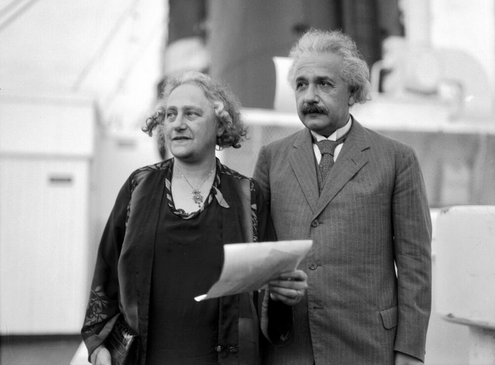Albert i Elza Ajnštajn 1930. godine