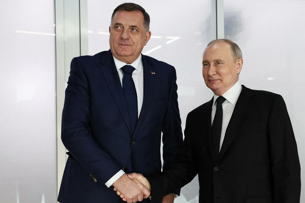 Dodik i Putin, Foto: Reuters