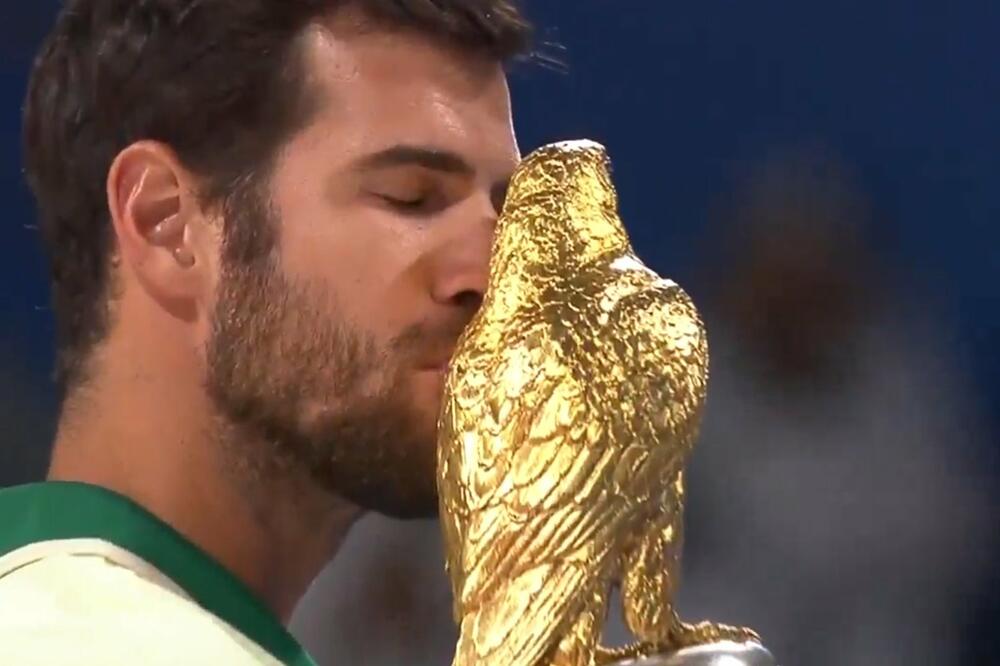 Hačanov je na tronu Dohe naslijedio sunarodnika Danila Medvedeva, Foto: ATP tennis