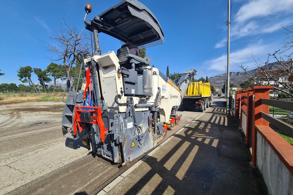 Sanacija saobraćajnice u Orjenskoj ulici na Zlatici, Foto: Glavni grad Podgorica
