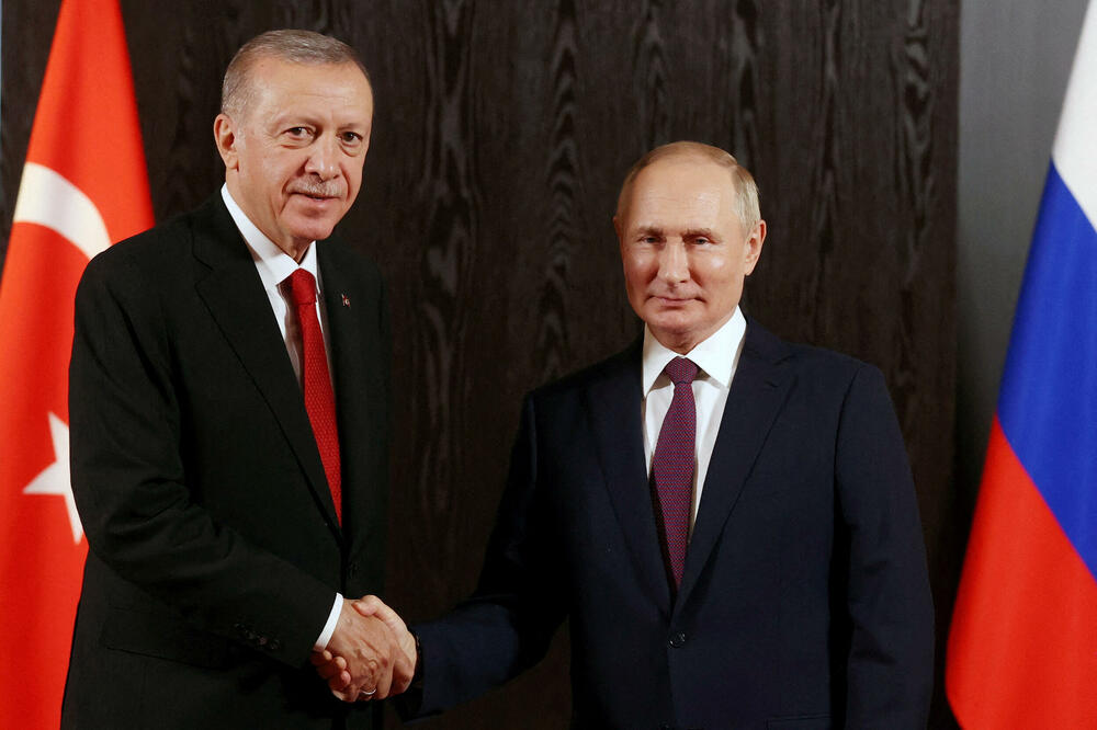 Erdogan i Putin u Uzbekistanu 2022., Foto: Reuters