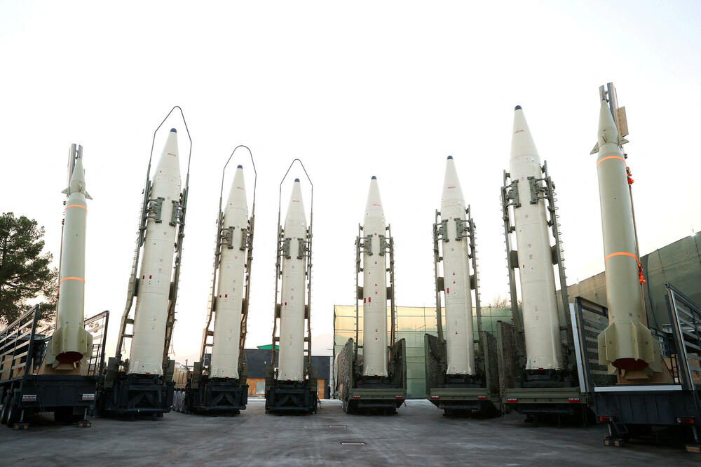 Iranske balističke rakete izložene u Teheranu, u avgustu 2023., Foto: Reuters