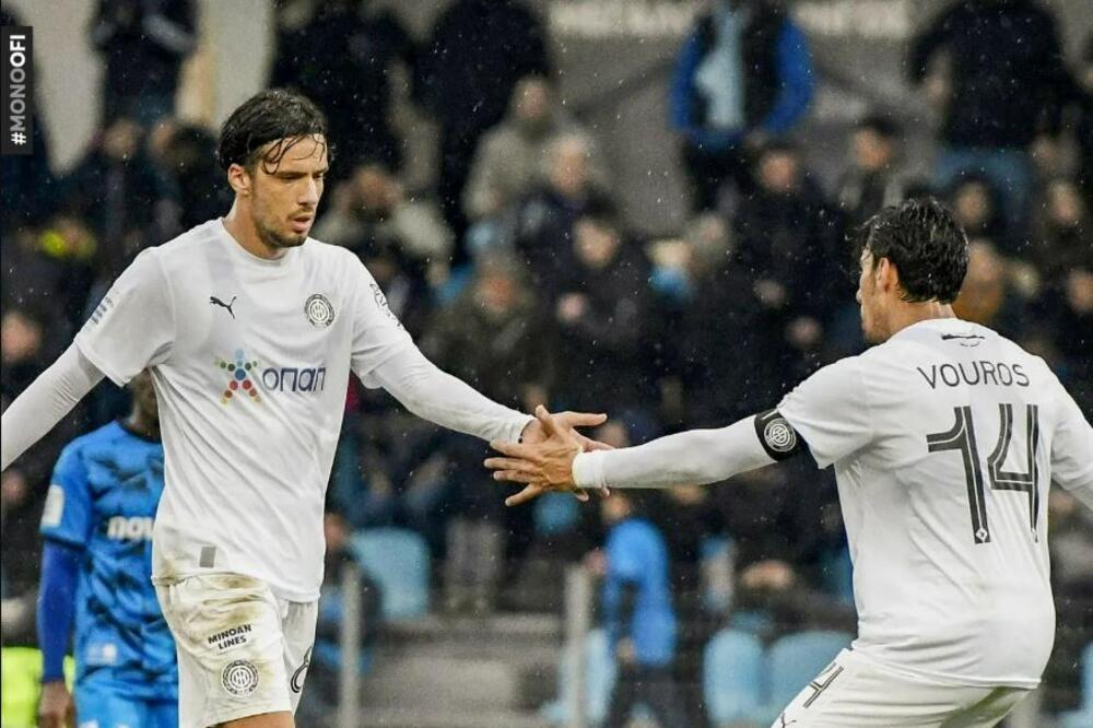 Bakić tokom utakmice u Janjini, Foto: OFI Crete F.C. (X)