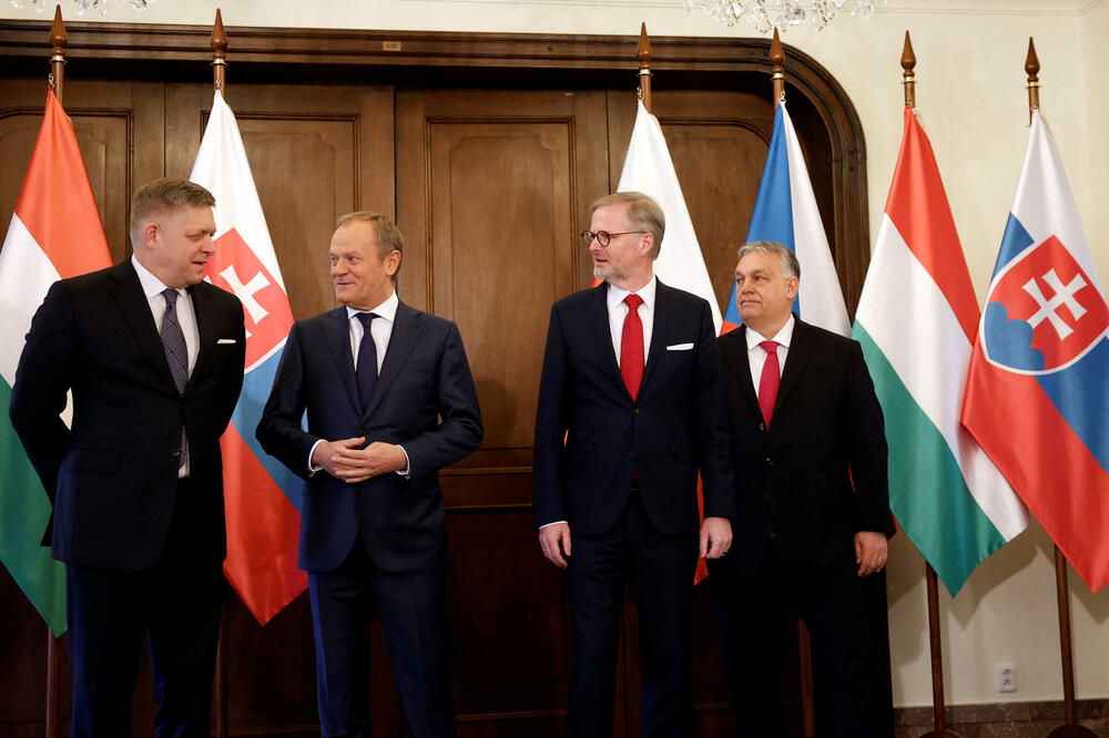 Fico, Tusk, Fijala i Orban, Foto: Reuters
