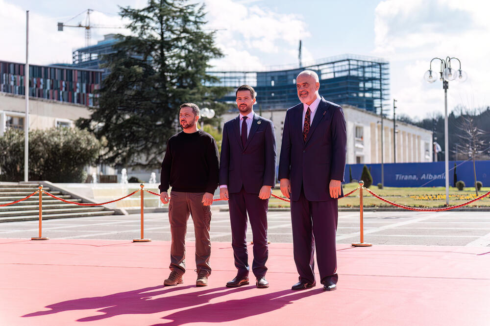 Rama, Milatović i Zelenski, Foto: Kancelarija za odnose s javnošću Predsjednika Crne Gore