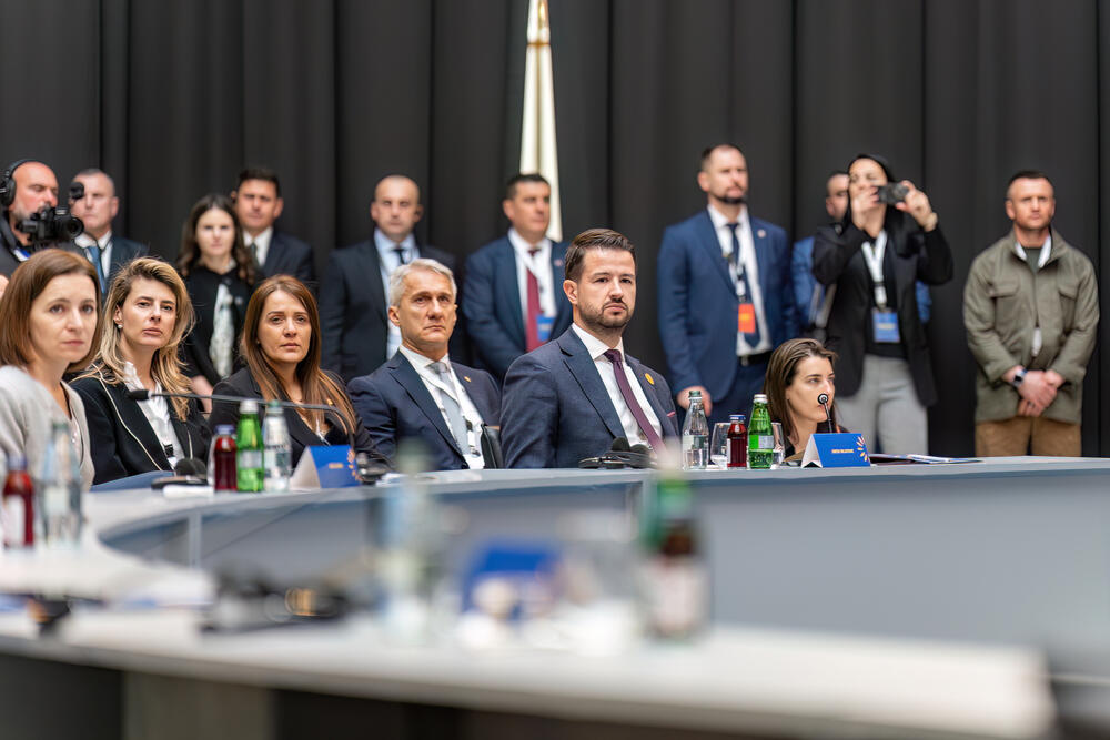 <p>Milatović se tokom Samita, između ostalih, sastao sa predsjednicom Moldavije Majom Sandu i predsjednikom Ukrajine Volodimirom Zelenskim</p>