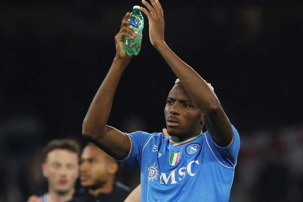 Osimen je kompletirao het-trik do 31. do 47. minuta, Foto: REUTERS