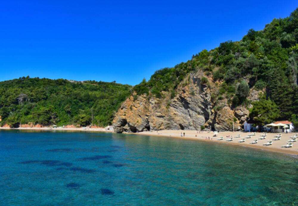 Mogren beach is considered one of most beautiful on Montenegrin seaside