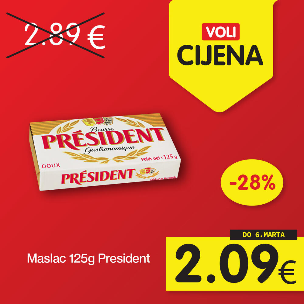 <p>Širok izbor proizvoda po najpovoljnijim cijenama na tržištu u svim Voli i Naš diskont marketima.</p>