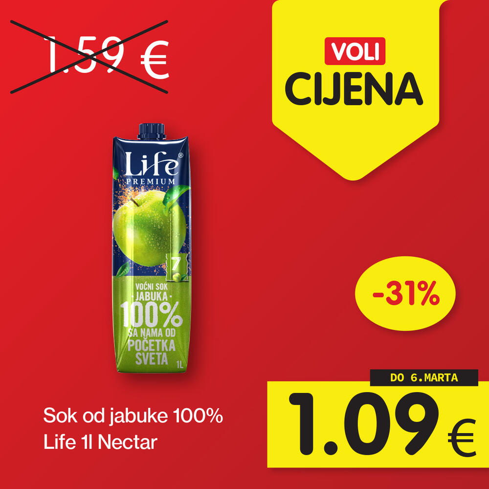 <p>Širok izbor proizvoda po najpovoljnijim cijenama na tržištu u svim Voli i Naš diskont marketima.</p>