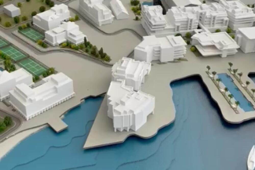 Nova zgrada predviđena na parceli koja je dobijena nasipanjem mora, Foto: Čitalac