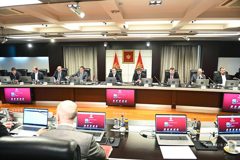 Sa današnje sjednice Vlade, Foto: Bojana Ćupić/Vlada Crne Gore