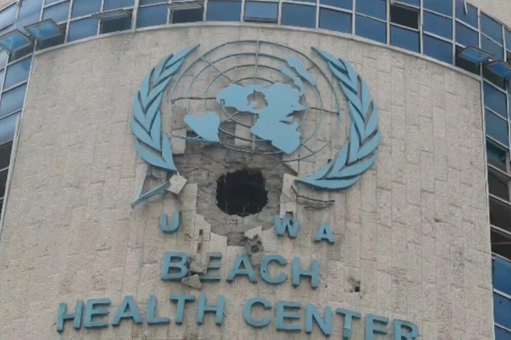 Oštećena zgrada zdravstvenog centra UNRWA u Gazi, Foto: UNRWA/Reuters