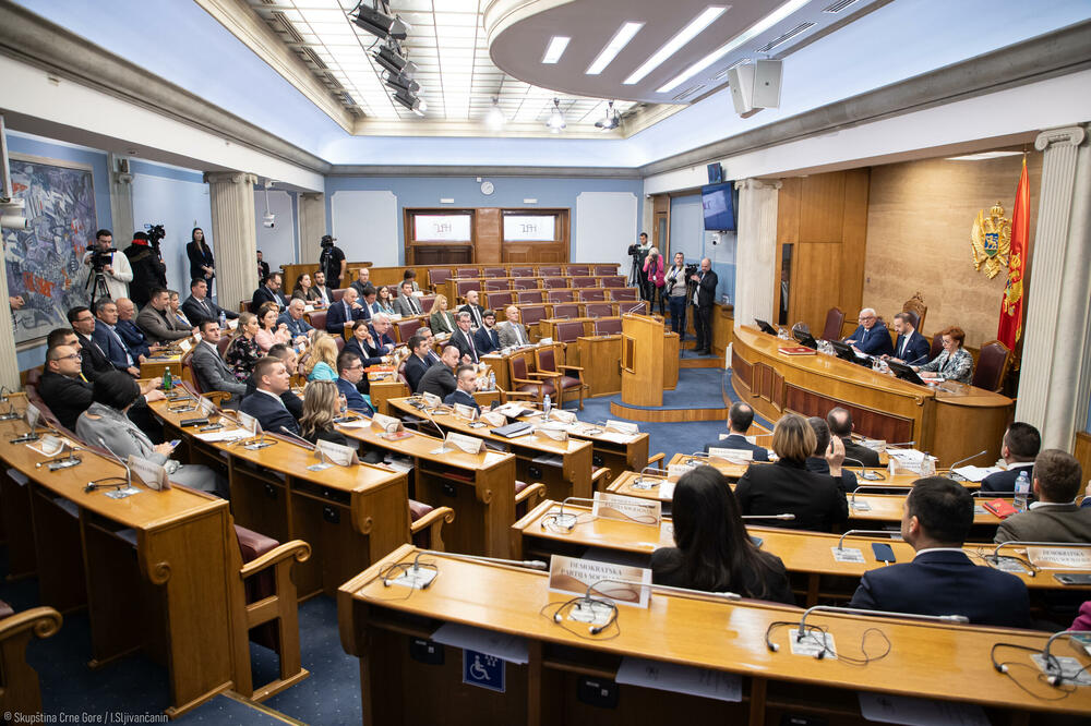 Priča ko šta hoće: Detalj s posljednje sjednice parlamenta, Foto: Igor Šljivančanin/Skupština Crne Gore