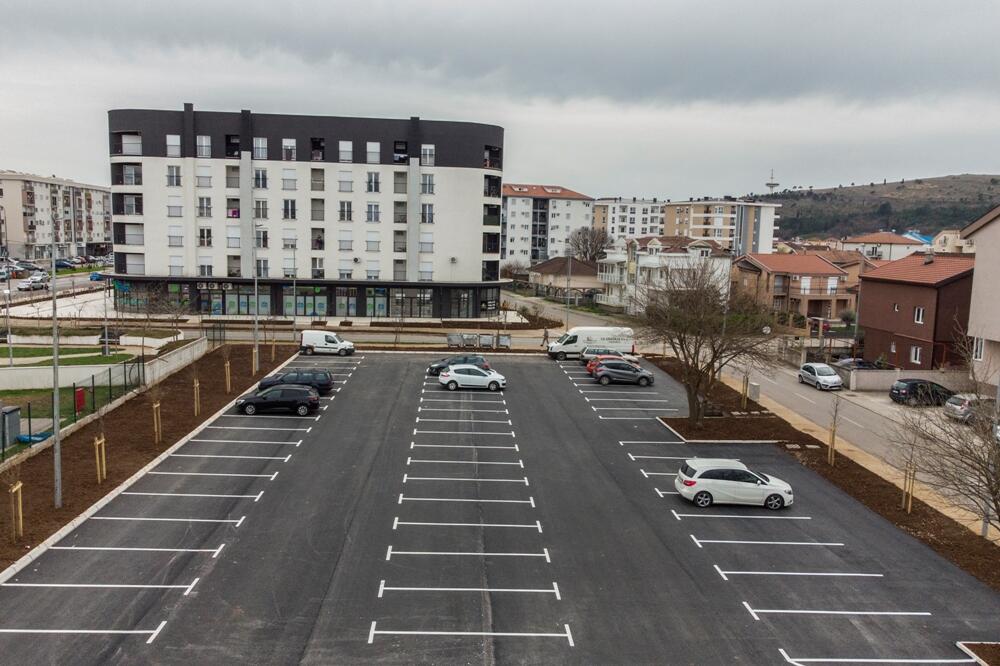 Novi parking na Zabjelu, Foto: Glavni grad Podgorica