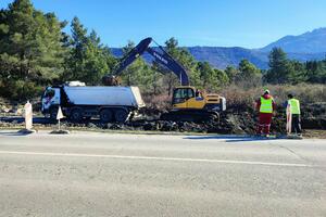 Problems at the Tivat-Jaz boulevard construction site: Negligence of the contractor or...