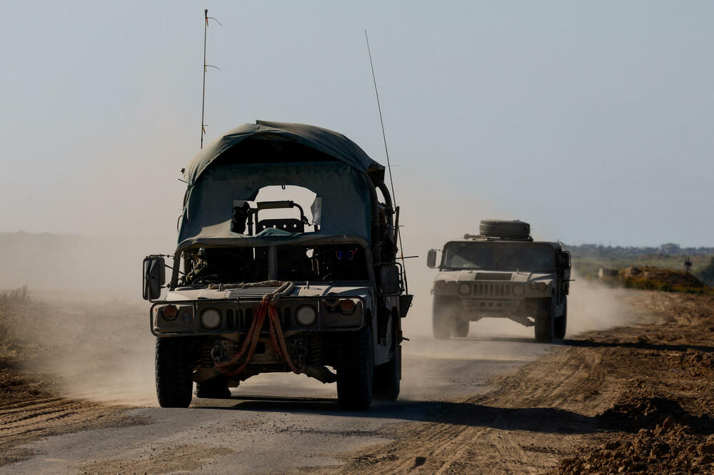 Izraelska vojna vozila u Gazi, Foto: Reuters