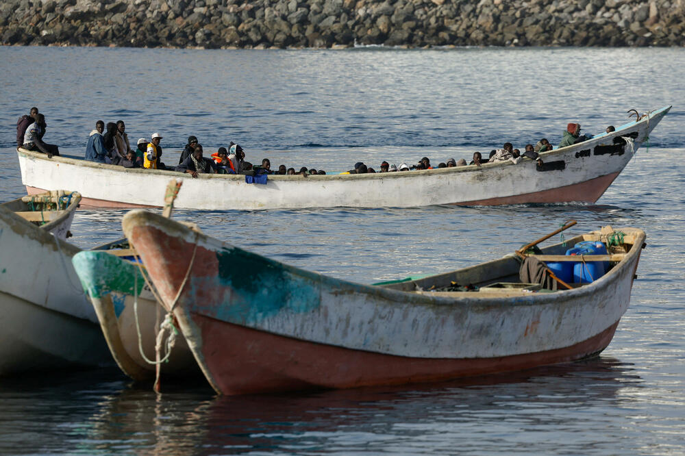 Detalj od prethodnog mjeseca: Čamci sa migrantima kod Kanarskih ostrva, Foto: REUTERS