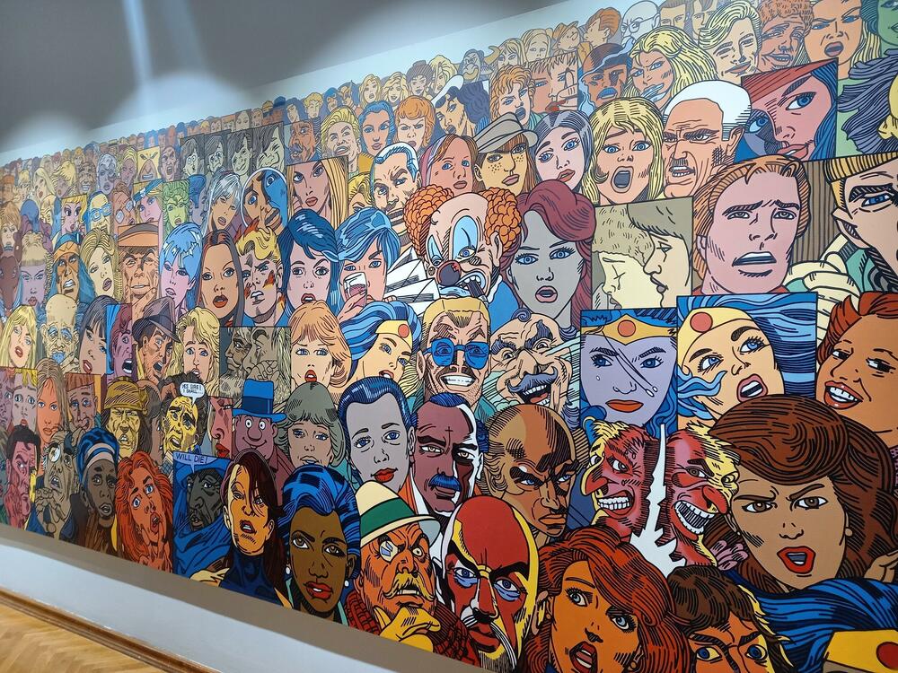 Jedna od izloženih slika, Foto: Jelena Kontić