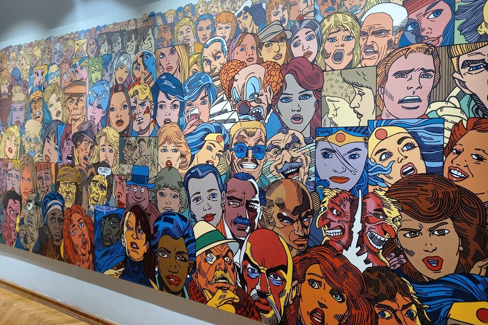 Jedna od izloženih slika, Foto: Jelena Kontić