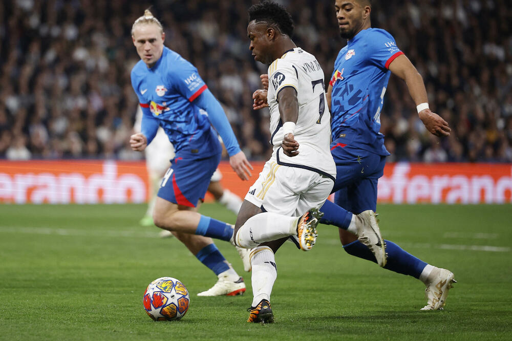 Igrači Lajpciga su bili neuporedivo pkretljiviji od Realovih u revanšu, Foto: REUTERS