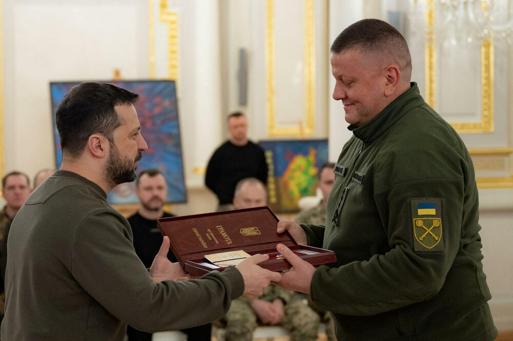 Zelenski je generalu dodijelio odlikovanje “heroj Ukrajine”, Foto: Rojters