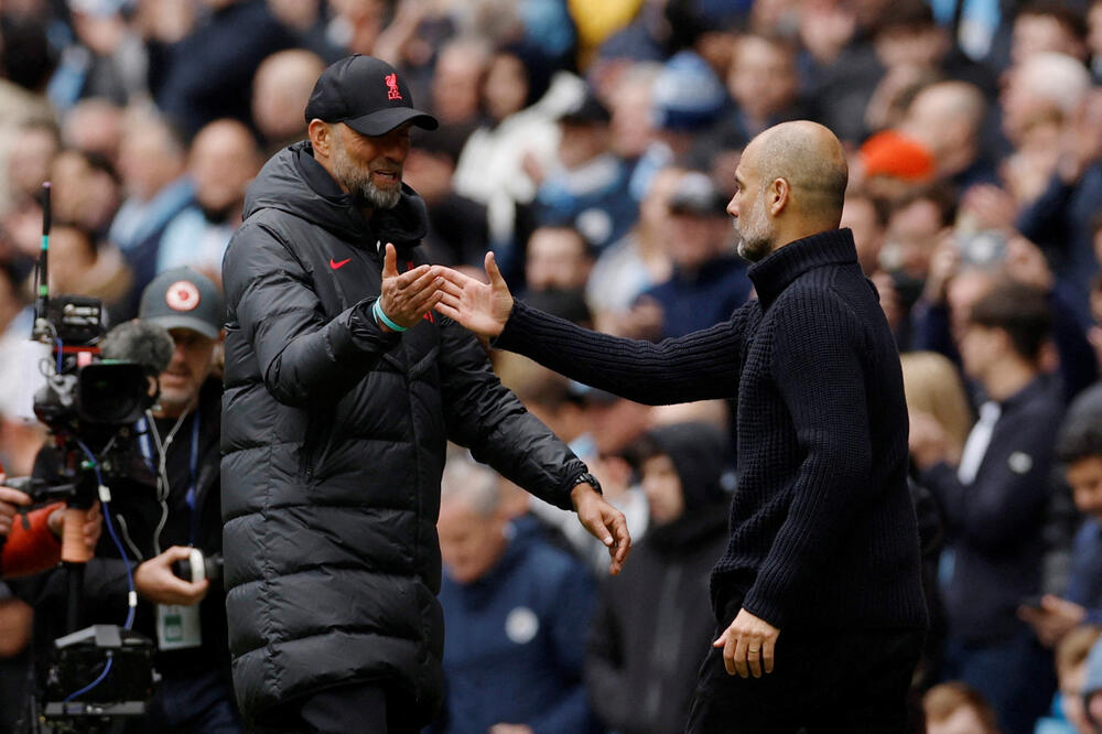 Klop i Gvardiola, Foto: Reuters