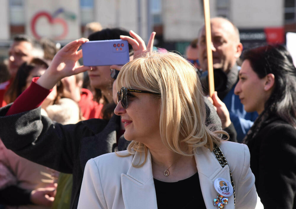 <p>Danas je u Podgorici održan Osmomartovski marš pod sloganom "Vrijeme je za pravdu"</p>